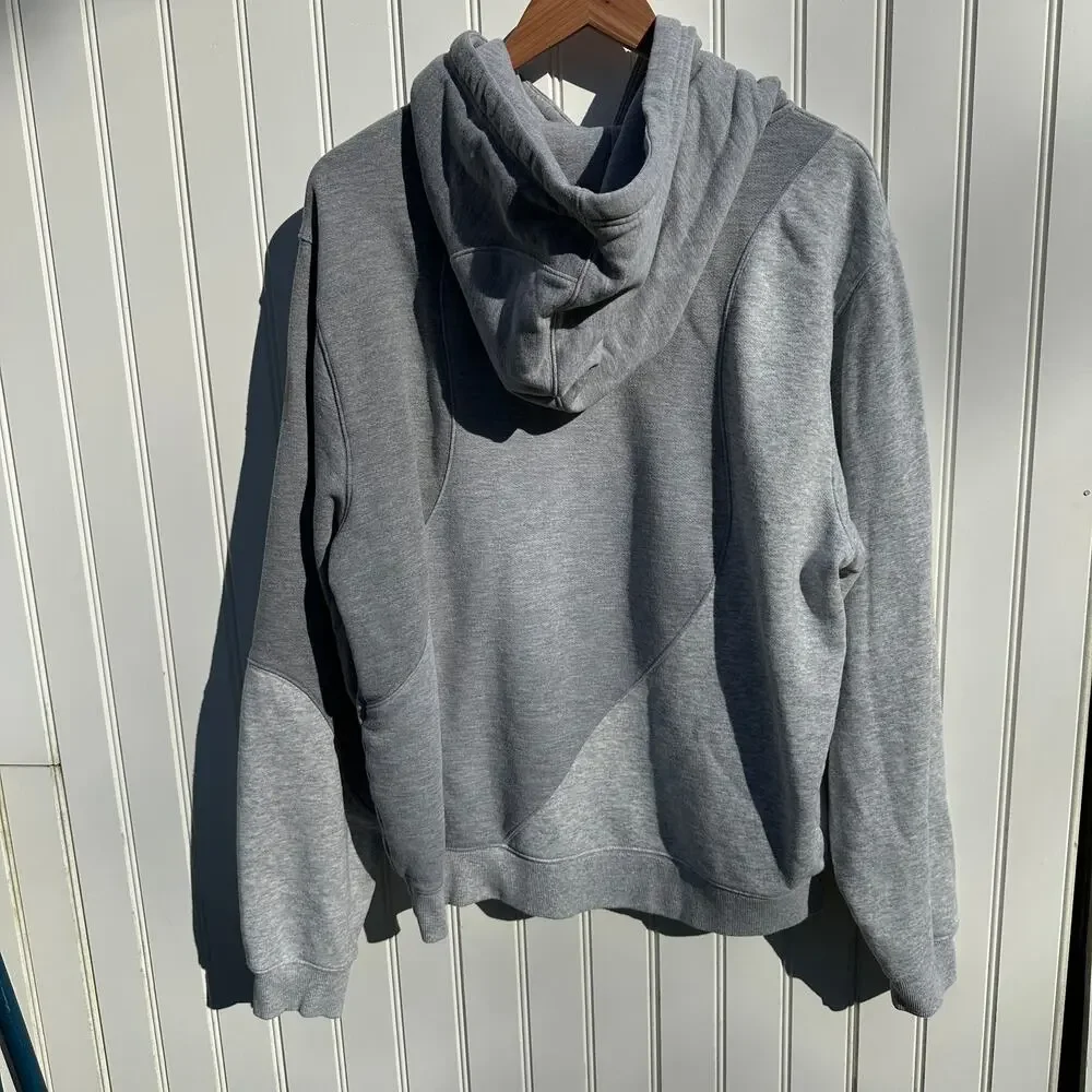 Alo Yoga Make Waves Hoodie Small Womens / XS Mens Athletic Heather Grey Tonal - Picture 3 of 16